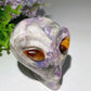 3.1" UV Reactive Hackmanite Alien's Head Carvings Crystal Healing Bulk Wholesale