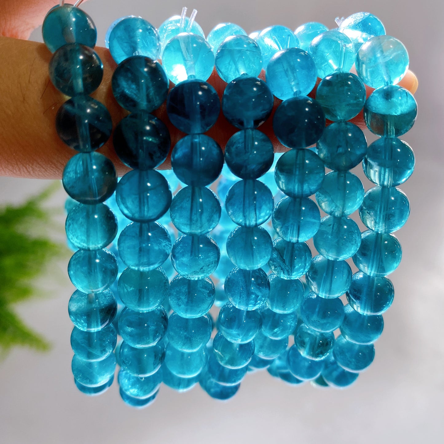 8mm Blue Fluorite Bracelet Wholesale