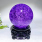 2.0"-3.9" Crack Glass Sphere Crystal Healing Bulk Wholesale