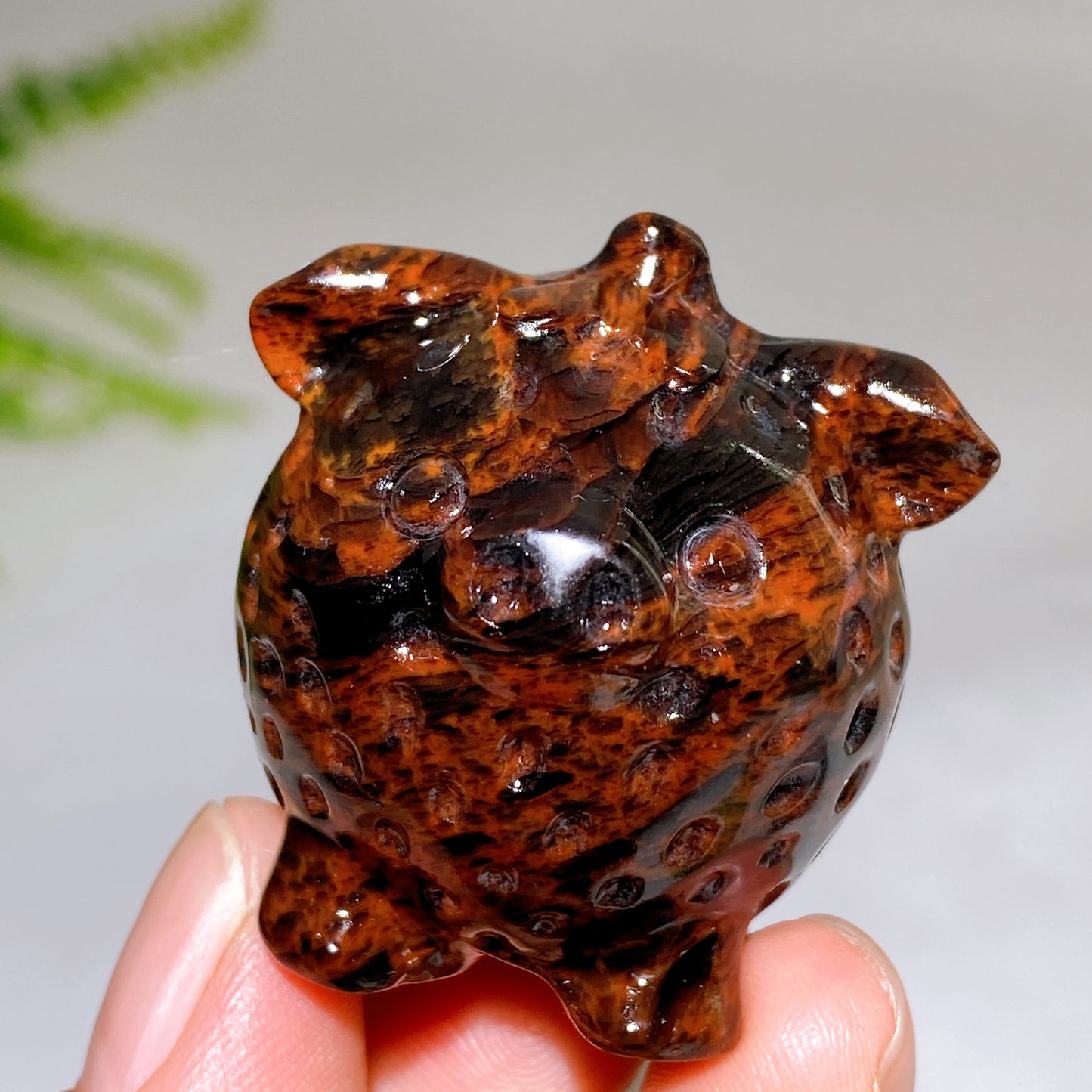 1.6" Natural Crystal Strawberry Pig Carving Wholesale