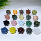 1.6" Natural Crystal Strawberry Pig Carving Wholesale