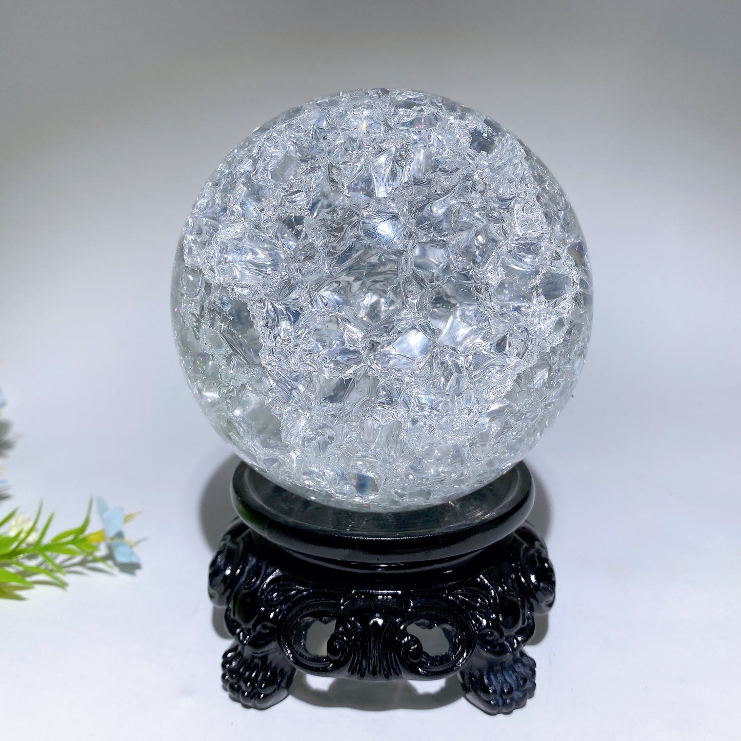 2.0"-3.9" Crack Glass Sphere Bulk Wholesale