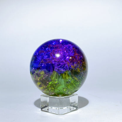 2.0"-3.9" Crack Glass Sphere Crystal Healing Bulk Wholesale