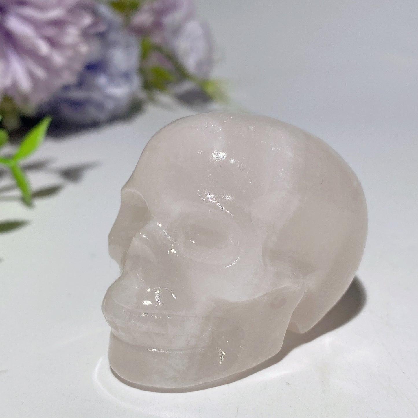 1.9"-2.0" Mixed Crystal Skull Carvings Bulk Wholesale