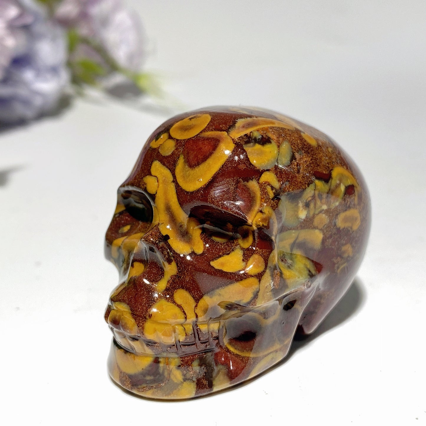 1.9"-2.0" Mixed Crystal Skull Carvings Bulk Wholesale