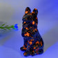 3.1" Mixed Crystal German Shepherd Dog Carvings Crystal Healing Bulk Wholesale