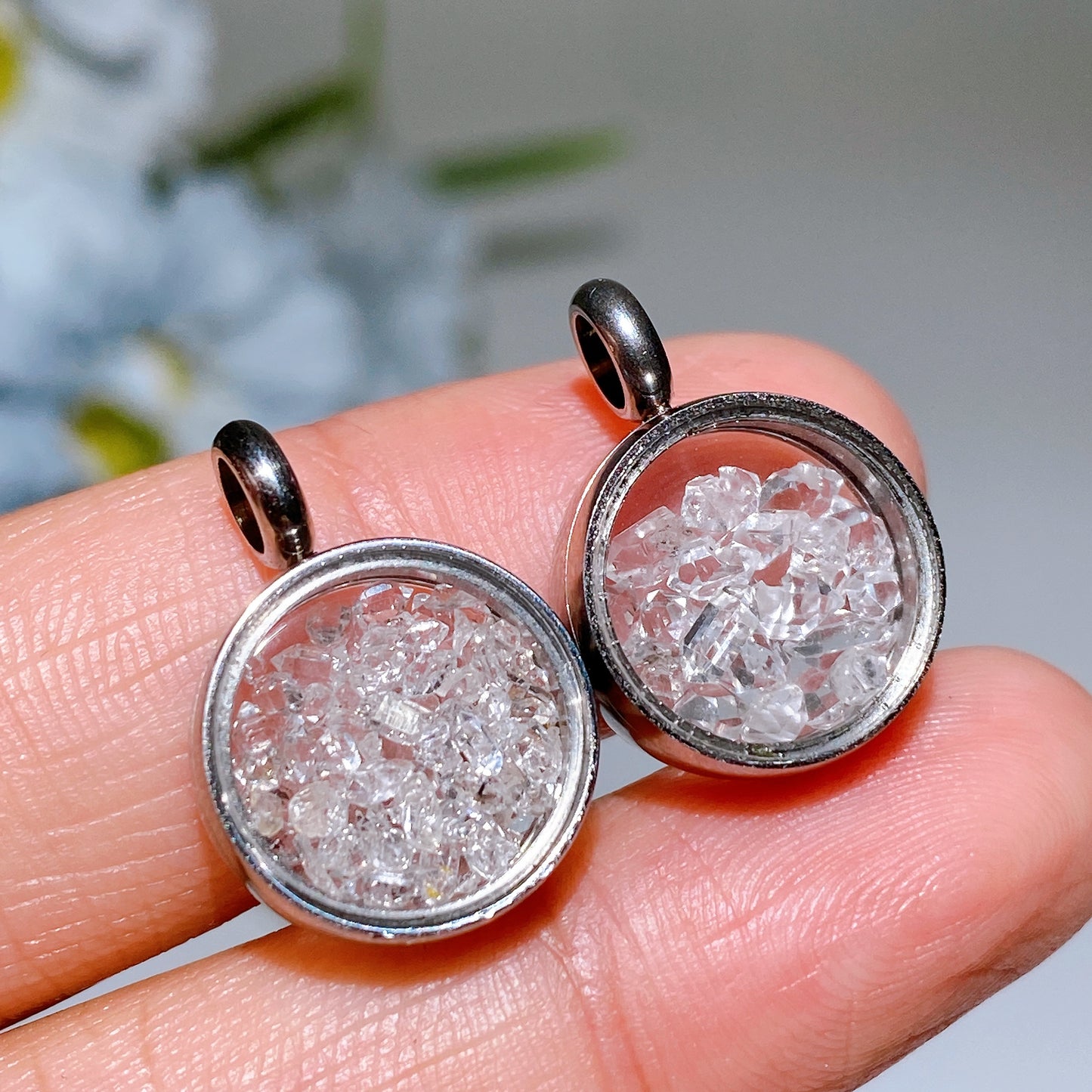 Herkimer Diamond Pendant Crystal Healing Bulk Wholesale