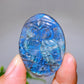 1.7" Natural Labradorite Owl Slab Carving Wholesale