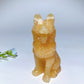3.1" Mixed Crystal German Shepherd Dog Carvings Crystal Healing Bulk Wholesale