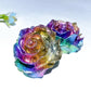 1.8" Bismuth Flower Carvings Crystal Healing Bulk Wholesale
