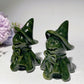 3.1" Serpentine Ghost with Wizard's Hat Carvings Bulk Wholesale