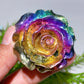 1.8" Bismuth Flower Carvings Crystal Healing Bulk Wholesale