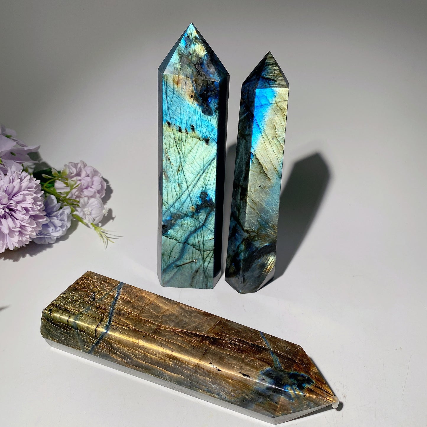 12-30cm Labradorite Tower Bulk Wholesale