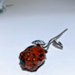 Crystal Rose Flower Carving with Silver Metal Stem Crystal Healing Bulk Wholesale
