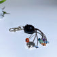 Crystal Key Chain with Chakra Chips Tassel & Metal Life Tree Decor Crystal Healing Bulk Wholesale