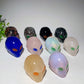 2.0" Mixed Crystal Alien's Head with Random Eyes Crystal Healing Bulk Wholesale