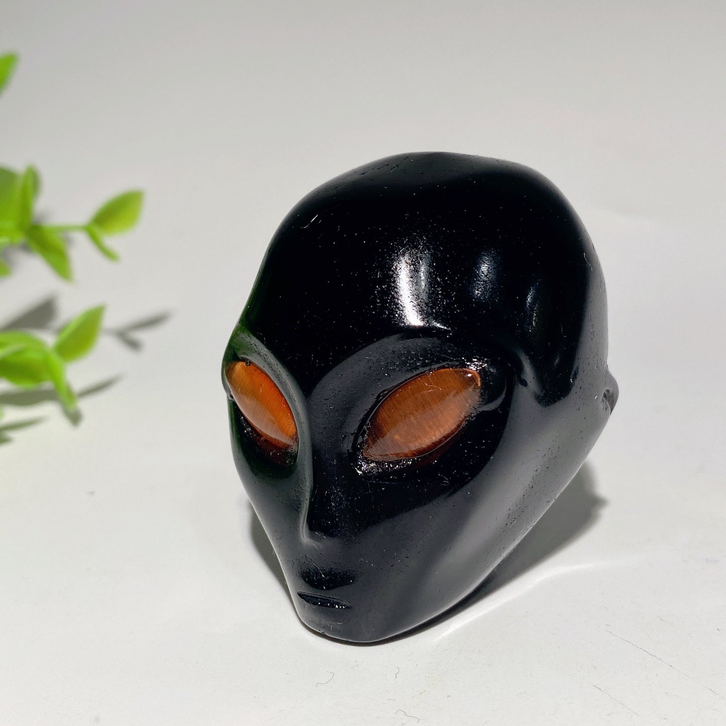 2.0" Mixed Crystal Alien's Head with Random Eyes Crystal Healing Bulk Wholesale
