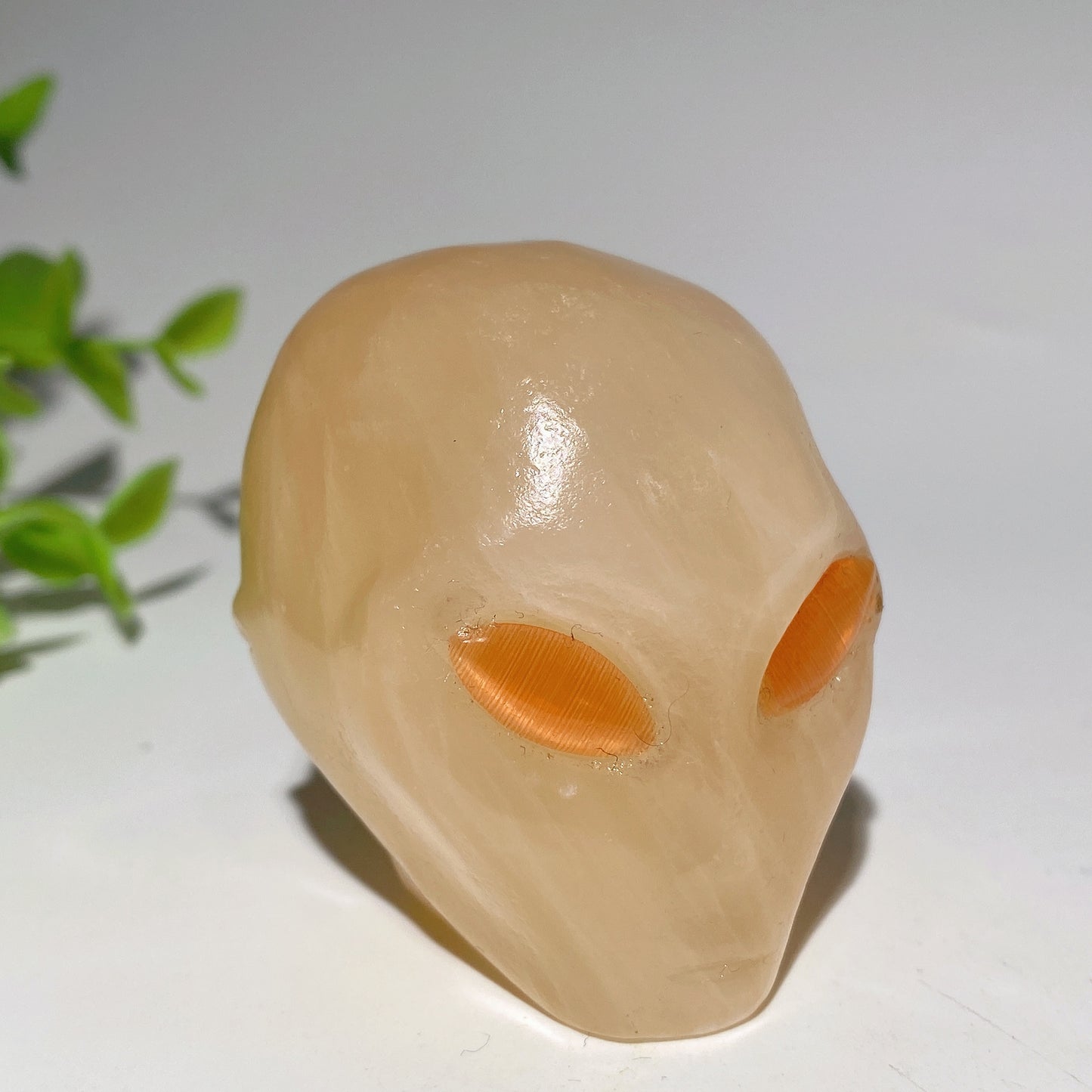 2.0" Mixed Crystal Alien's Head with Random Eyes Crystal Healing Bulk Wholesale
