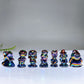 1.4" Aura Dark Rainbow Black Obsidian Carvings of Nightmare before Christmas Wholesale
