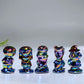 1.4" Aura Dark Rainbow Black Obsidian Carvings of Nightmare before Christmas Wholesale