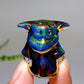 1.4" Aura Dark Rainbow Black Obsidian Star War Carvings Wholesale