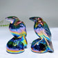 2.0"-2.5" Aura Dark Rainbow Black Obsidian Carving for Halloween Wholesale