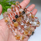 10mm Mixed Crystal Bracelet with Chain Decor Bulk Wholesale