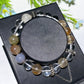 10mm Mixed Crystal Bracelet with Chain Decor Crystal Healing Bulk Wholesale