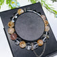 10mm Mixed Crystal Bracelet with Chain Decor Bulk Wholesale