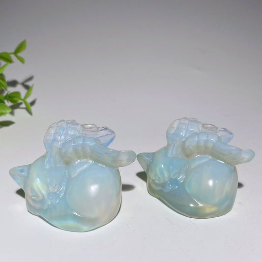 2.0" Opalite Cat with Wings Bulk Wholesale