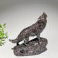 3.0"-3.5" Jade Yooperlite Wolf Carvings Bulk Wholesale