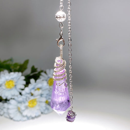 29cm Crystal Pendulum Crystal Healing Bulk Wholesale