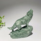 3.0"-3.5" Jade Yooperlite Wolf Carvings Crystal Healing Bulk Wholesale