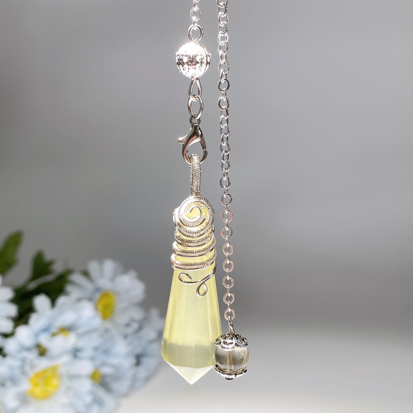 29cm Crystal Pendulum Crystal Healing Bulk Wholesale