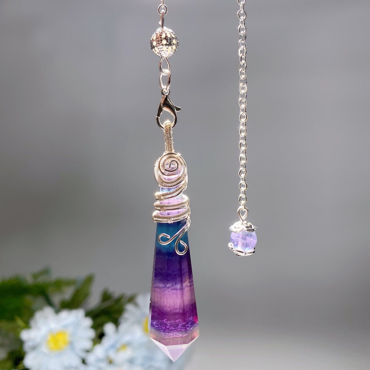 29cm Crystal Pendulum Crystal Healing Bulk Wholesale