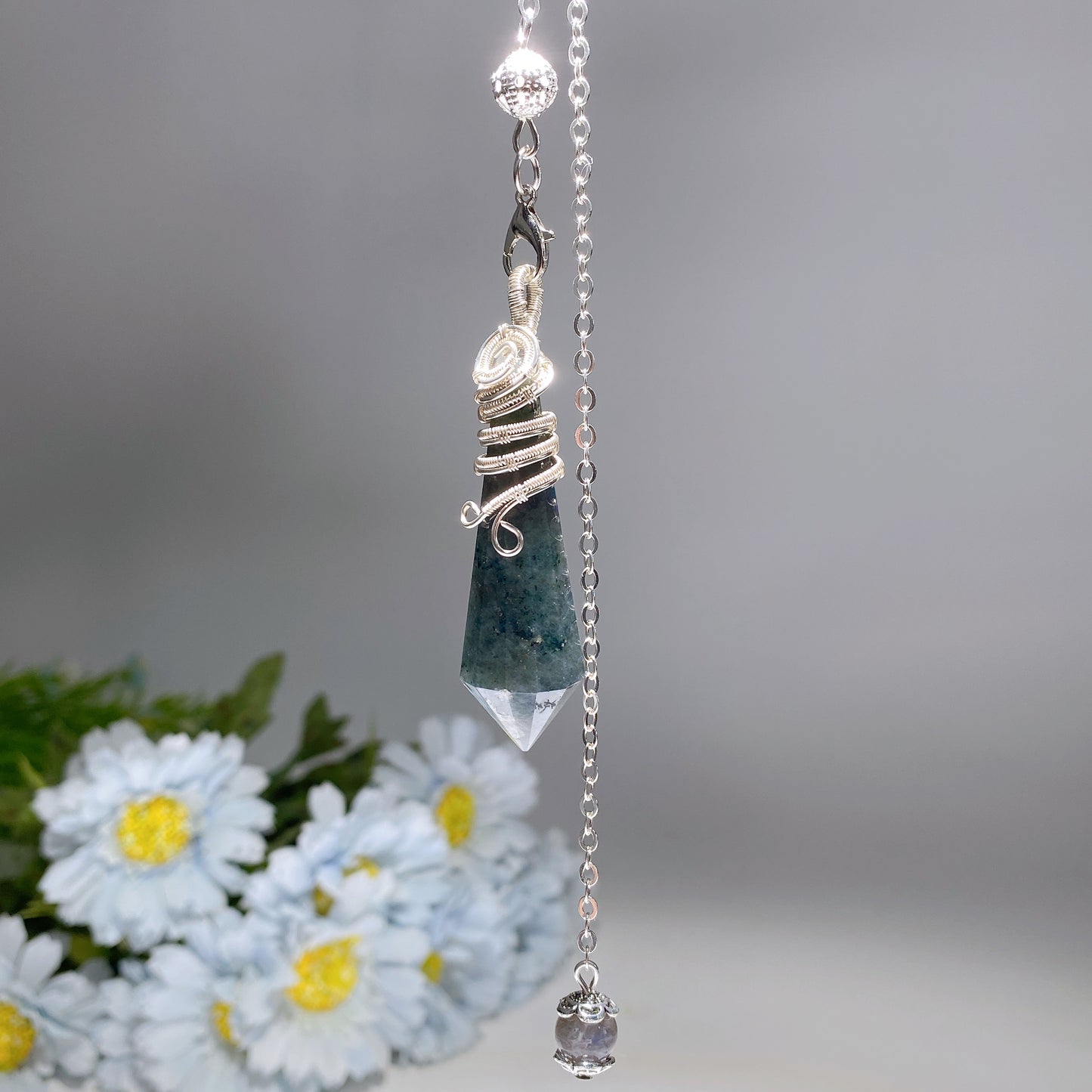 29cm Crystal Pendulum Crystal Healing Bulk Wholesale