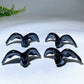 3.5" Black Obsidian Bat Carving for Halloween Wholesale