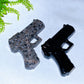 3.7" Black Obsidian Yooperlite Gun Carving Wholesale
