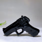 3.7" Black Obsidian Yooperlite Gun Carving Wholesale