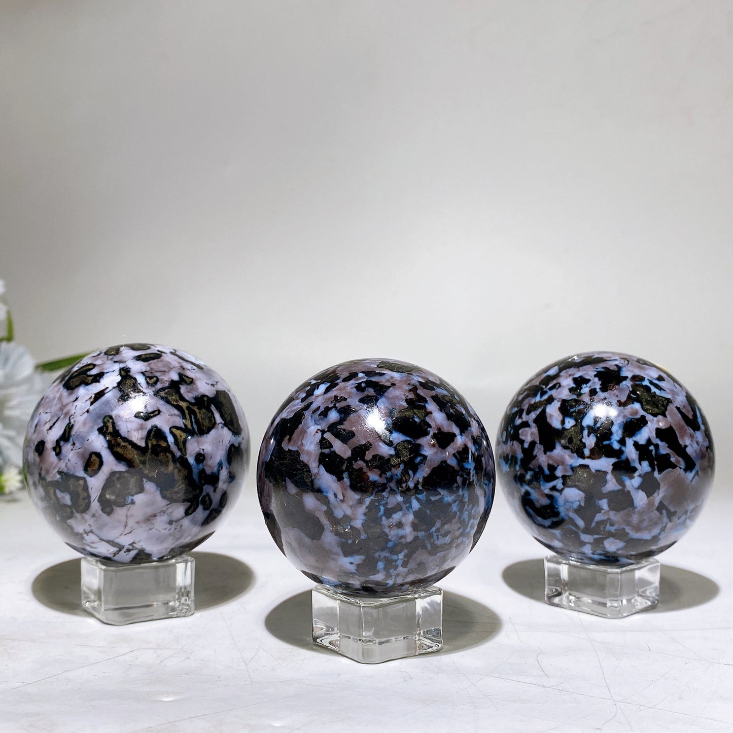 2.0"-2.3" Indigo Gabrro Sphere Crystal Healing Bulk Wholesale
