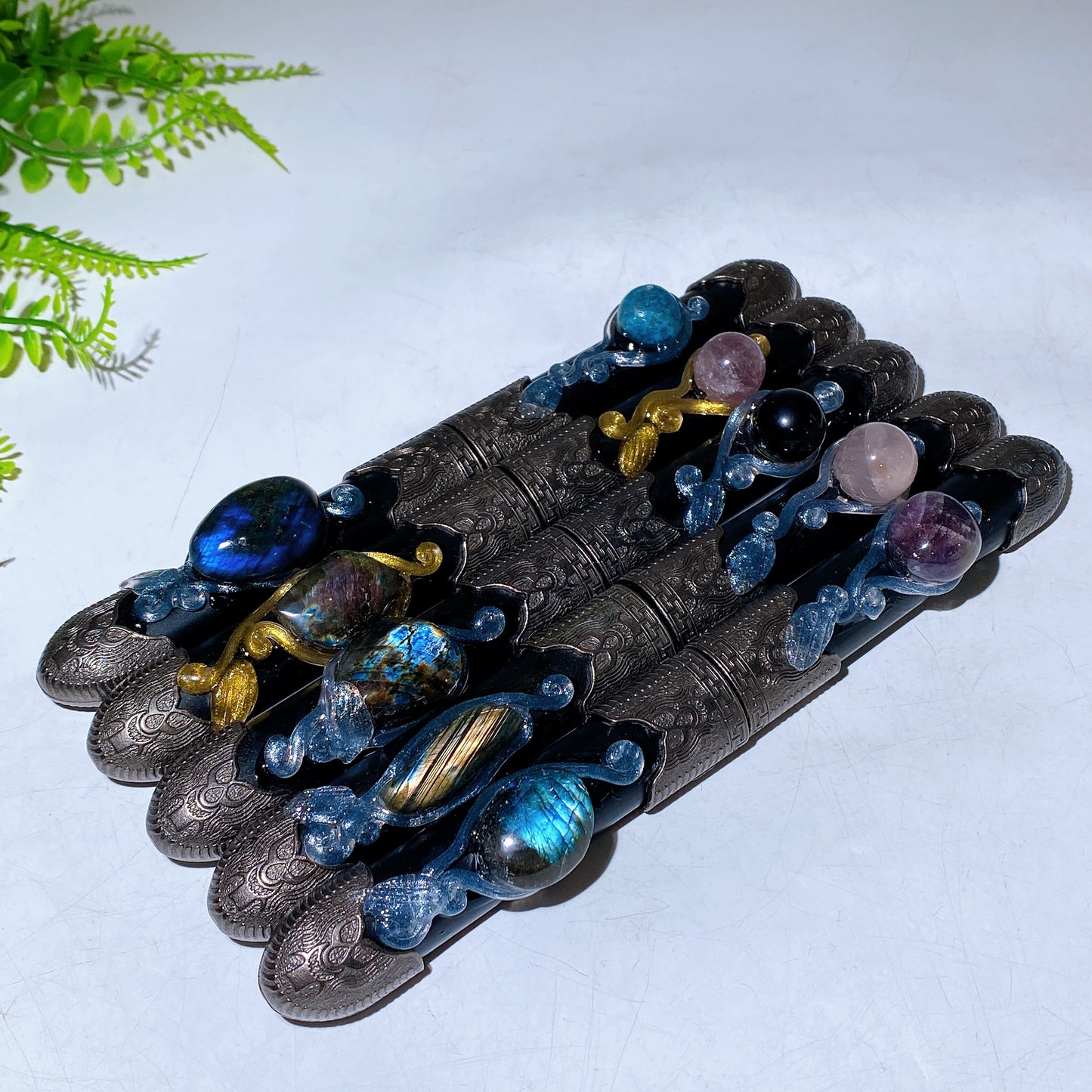 Natural Gemstone Ornate Ritual Athame Daggers Wholoesale