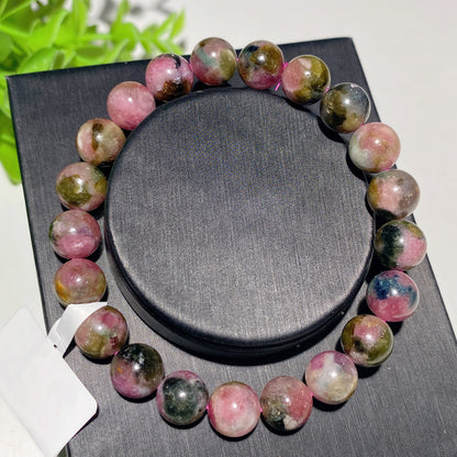 9mm  Watermelon Tourmaline Charoite Bracelet Crystal Healing Bulk Wholesale