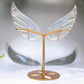 Aura Clear Quartz Wing with Stand Wholesale