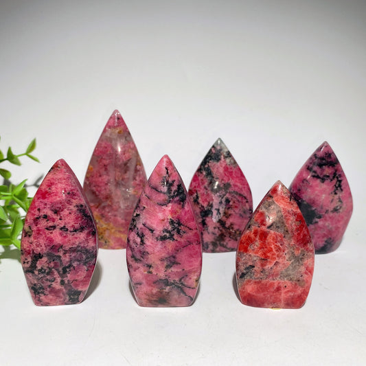 2.0"-3.5" Rhodonite Free Form Crystal Healing Bulk Wholesale