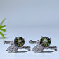 Cooper Silver Plated Multi Topaz Ring Crystal Healing Bulk Wholesale