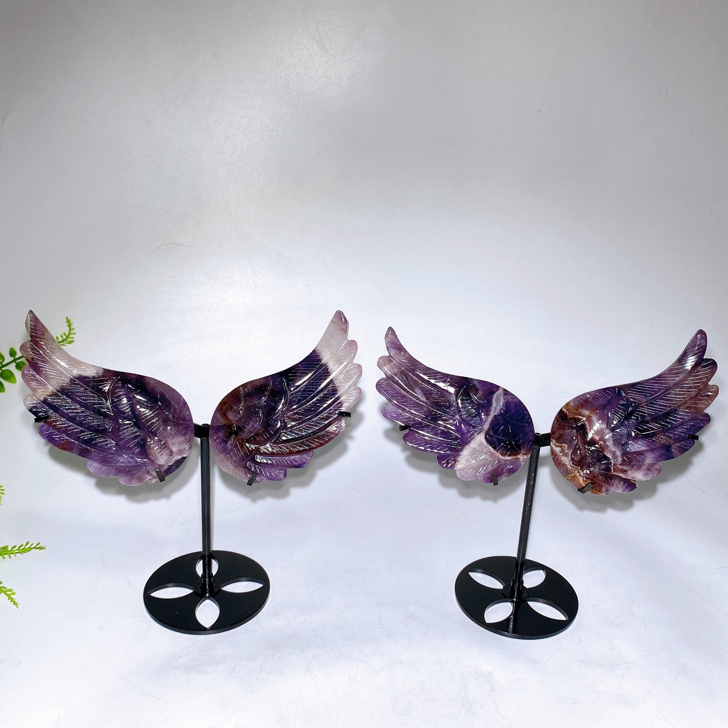 Natural Dream Amethyst Wings with Stand Wholesale