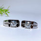 Cooper Silver Plated Moissanite Men Ring