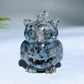 2.4" Crystal Owl Pumpkin Carving for Halloween Wholesale