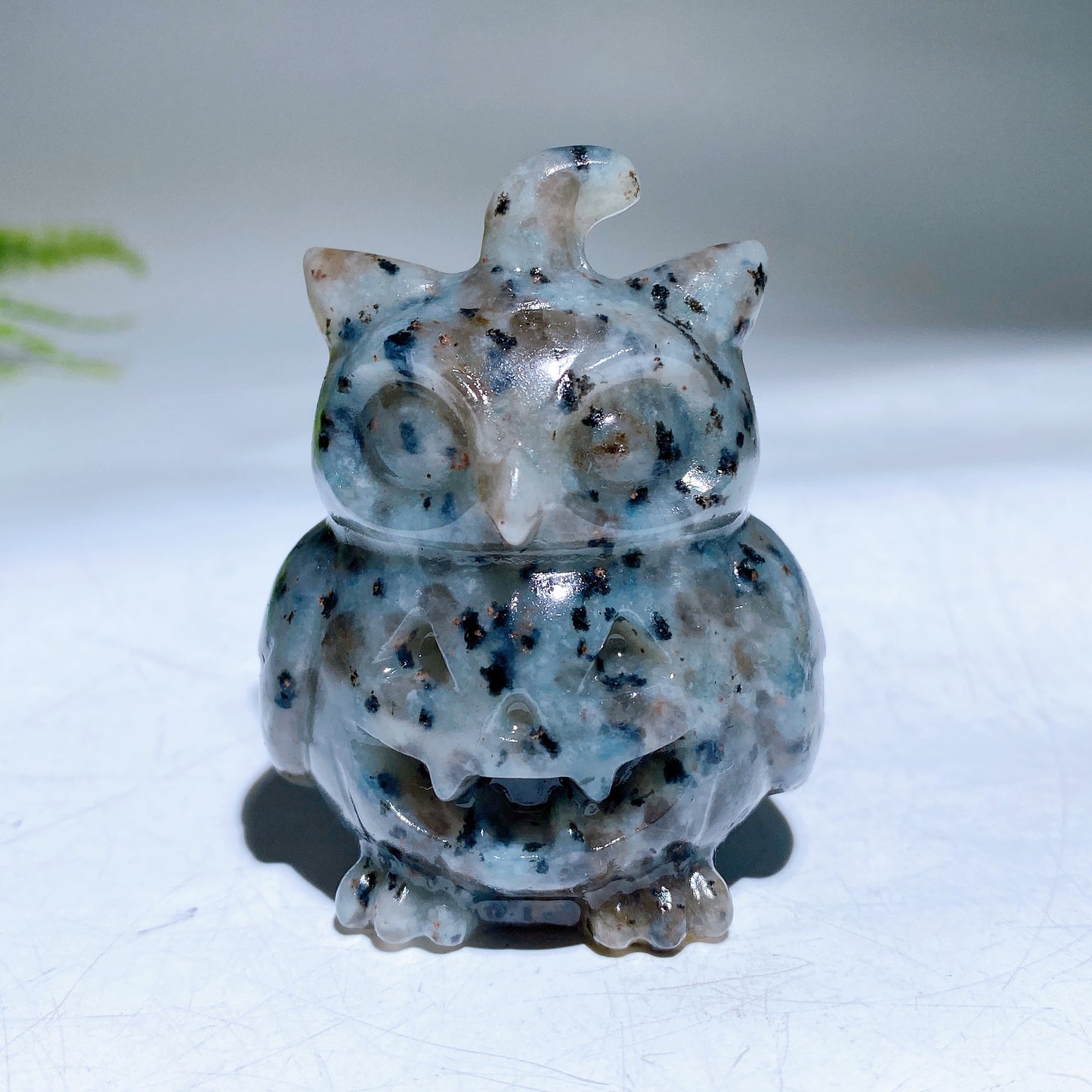 2.4" Crystal Owl Pumpkin Carving for Halloween Wholesale