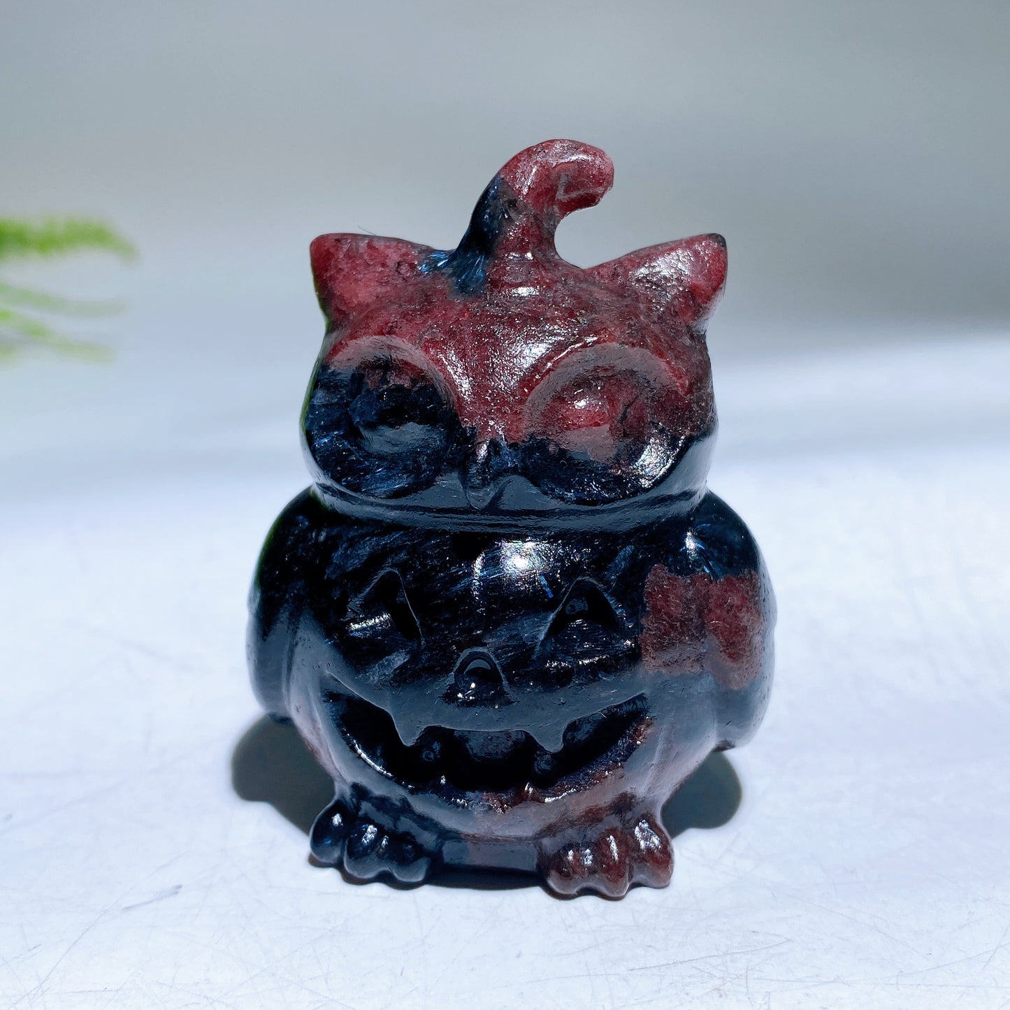 2.4" Crystal Owl Pumpkin Carving for Halloween Wholesale